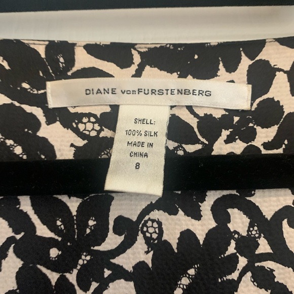 Diane Von Furstenburg Floral Silk Dress - Picture 2 of 3